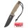 Schnitzel TRI Messer Outdoormesser Sand 14C28N Stahl G10 Griff Kydexscheide