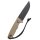 Schnitzel TRI Messer Outdoormesser Sand 14C28N Stahl G10 Griff Kydexscheide