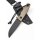 Schnitzel TRI Messer Outdoormesser Sand 14C28N Stahl G10 Griff Kydexscheide