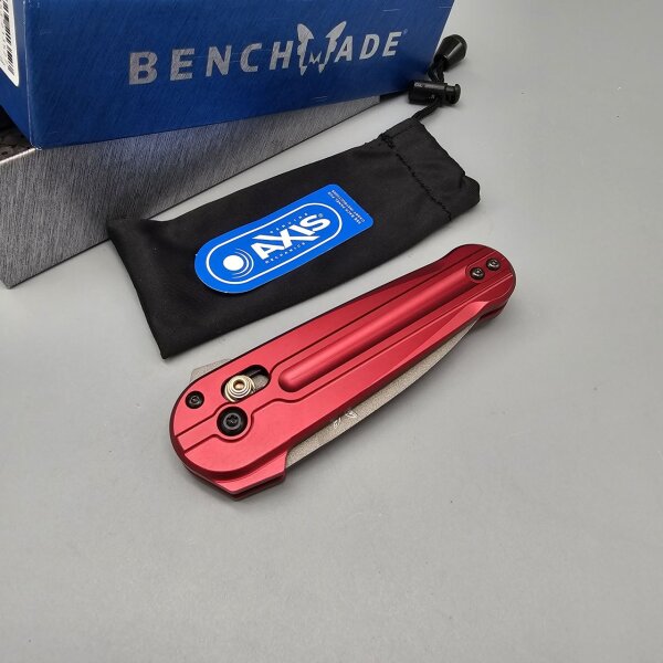 Benchmade Lowden 491GY-01 Cerakote M390 Stahl Red T6 Aluminium