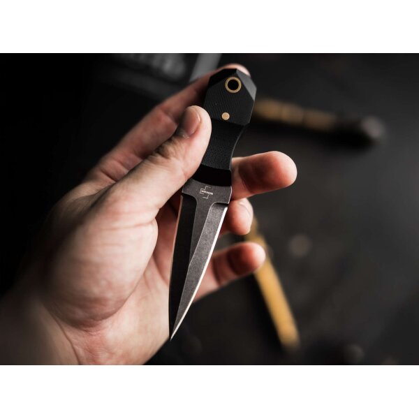 Böker Plus Pocket Rocket EDC Neck Knife D2 Stahl G10 02BP0002