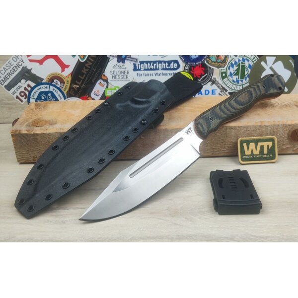 Work Tuff Gear JX-Omega Gen 2 Wilderness Camo Outdormesser Bohler K329 Stahl