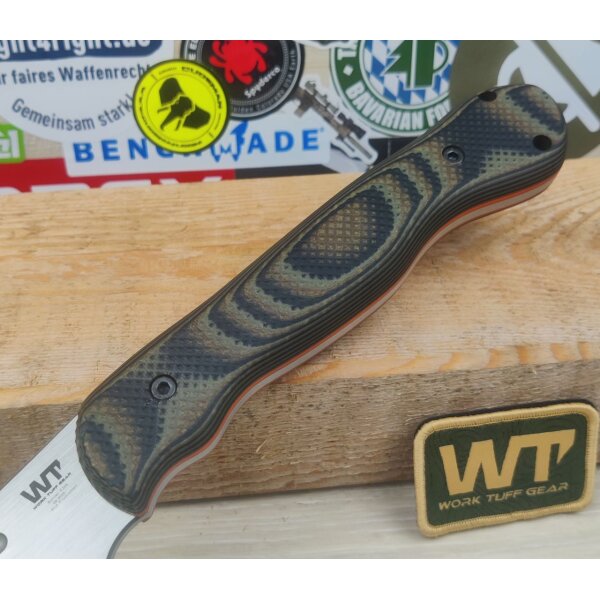 Work Tuff Gear JX-Omega Gen 2 Wilderness Camo Outdormesser Bohler K329 Stahl