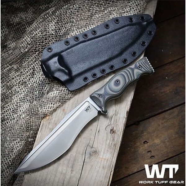 Work Tuff Gear Little Evil Fighter Gen 2 Jungle Camo Outdormesser Bohler K329 Stahl Design by Zeke Menacho