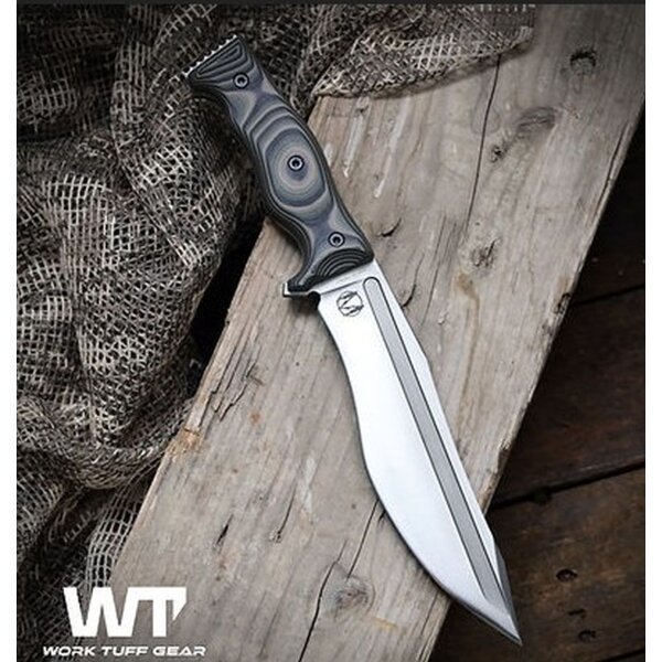 Work Tuff Gear Little Evil Fighter Gen 2 Jungle Camo Outdormesser Bohler K329 Stahl Design by Zeke Menacho