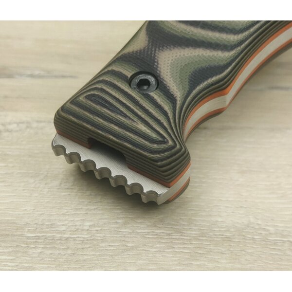 Work Tuff Gear Little Evil Fighter Gen 2 Jungle Camo Outdormesser Bohler K329 Stahl Design by Zeke Menacho