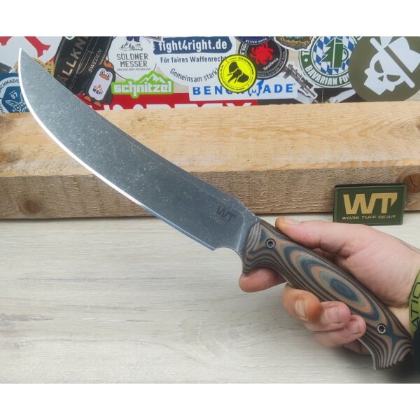Work Tuff Gear Atayal-C Outdoormesser SK85  G10 Earth Camo
