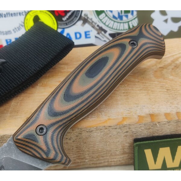 Work Tuff Gear Atayal-C Outdoormesser SK85  G10 Earth Camo