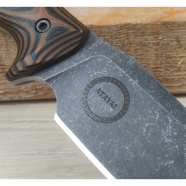 Work Tuff Gear Atayal-C Outdoormesser SK85  G10 Earth Camo