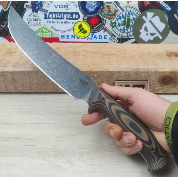 Work Tuff Gear Atayal-C Outdoormesser SK85  G10 Earth Camo ODG Kydex