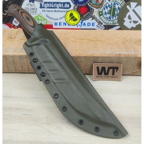 Work Tuff Gear Atayal-C Outdoormesser SK85  G10 Earth Camo ODG Kydex