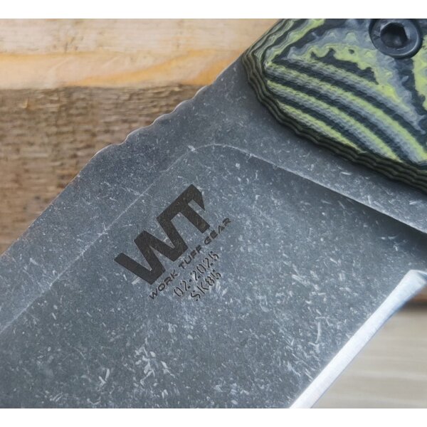 Work Tuff Gear Atayal-NC Outdoormesser SK85  G10 Zombie Green