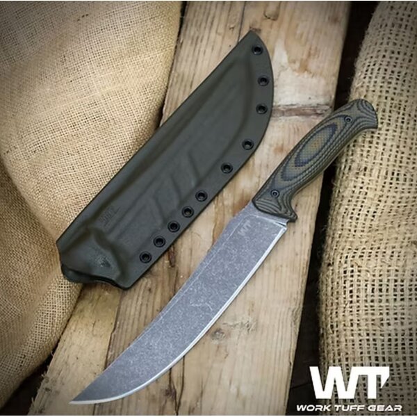 Work Tuff Gear Atayal-NC Outdoormesser SK85  G10 Tree Bark Camo