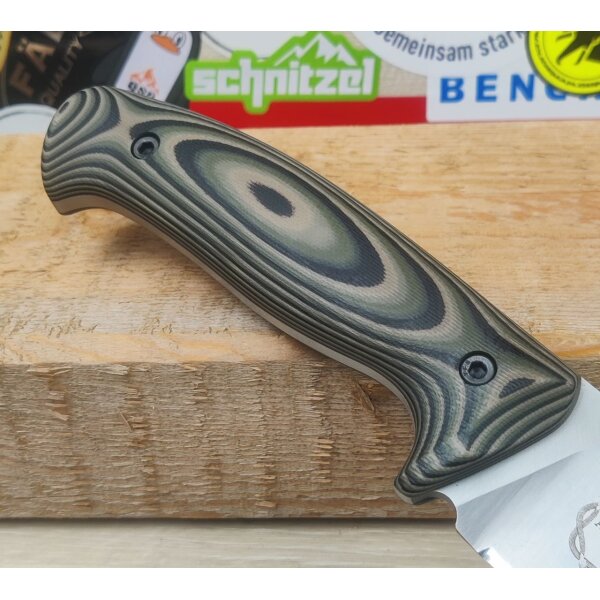 Work Tuff Gear Atayal-NC Outdoormesser K329 G10 Jungle Camo