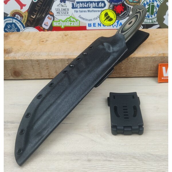 Work Tuff Gear Atayal-NC Outdoormesser K329 G10 Jungle Camo