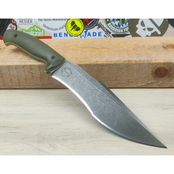 Work Tuff Gear Lanzeta-NC Outdoormesser SK85 G10 OD Green