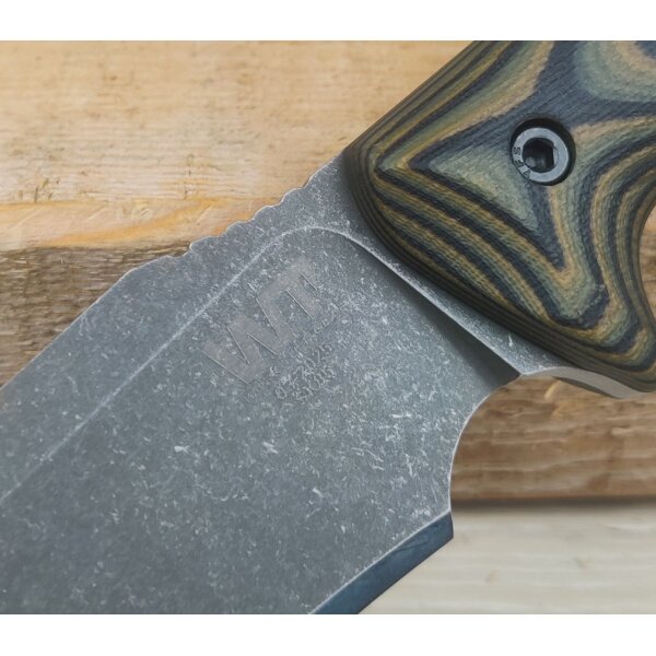 Work Tuff Gear Lanzeta-NC Outdoormesser SK85 G10 Tree Bark Camo
