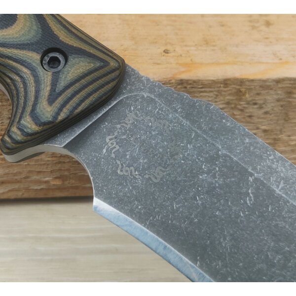 Work Tuff Gear Lanzeta-NC Outdoormesser SK85 G10 Tree Bark Camo