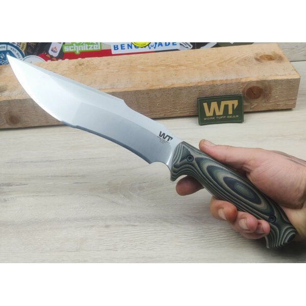 Work Tuff Gear Lanzeta-C Outdoormesser K329 G10 Jungle Camo