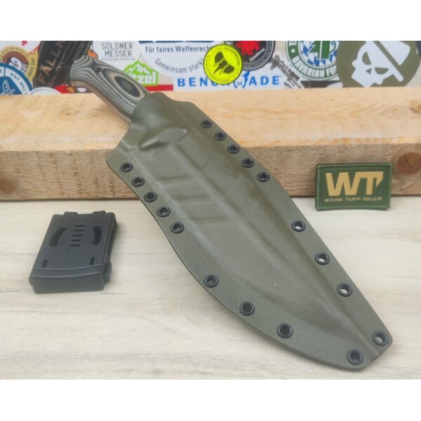 Work Tuff Gear Lanzeta-C Outdoormesser K329 G10 Jungle Camo