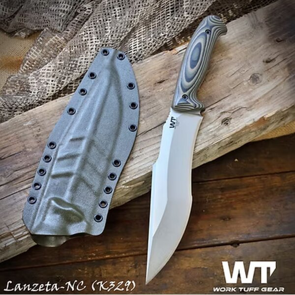 Work Tuff Gear Lanzeta-C Outdoormesser K329 G10 Jungle Camo
