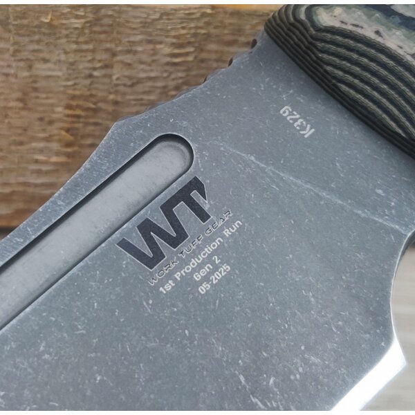 Work Tuff Gear Wilderness Warrior Outdoormesser K329 G10 Jungle Camo