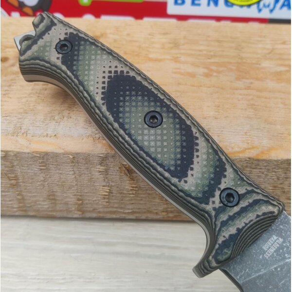Work Tuff Gear Wilderness Warrior Outdoormesser K329 G10 Jungle Camo