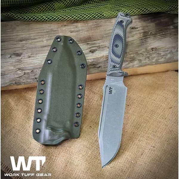 Work Tuff Gear Wilderness Warrior Outdoormesser K329 G10 Jungle Camo