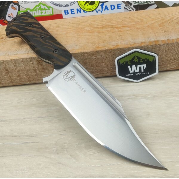 Work Tuff Gear Ranger Outdoormesser K329 Black Paper Micarta
