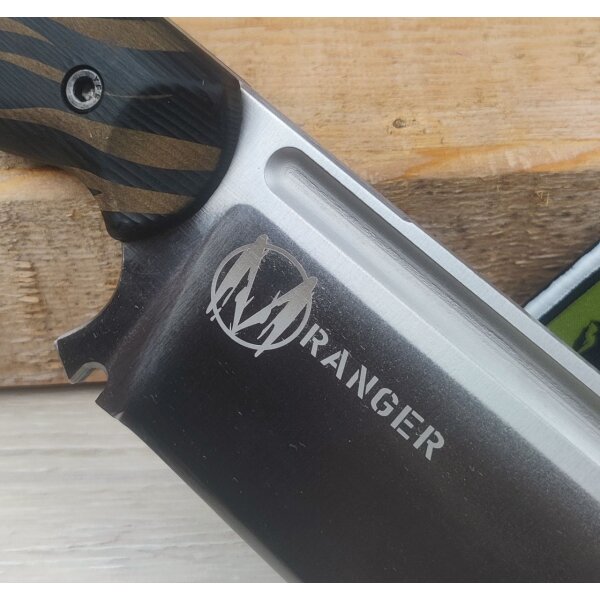 Work Tuff Gear Ranger Outdoormesser K329 Black Paper Micarta