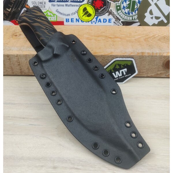 Work Tuff Gear Ranger Outdoormesser K329 Black Paper Micarta
