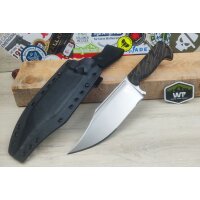 Work Tuff Gear Ranger Outdoormesser K329 Black Paper Micarta