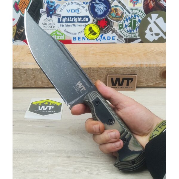 Work Tuff Gear Ranger Outdoormesser K329 G10 Jungle Camo