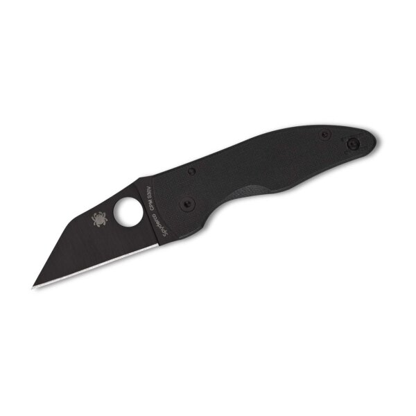 Spyderco MicroJimbo G10 Black Blade PlainEdge CPM-S30V Stahl Compression Lock 01SP1234