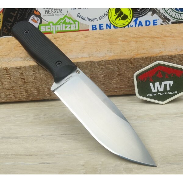 Work Tuff Gear Voyageur Outdoormesser K329 Black G10 Kydex
