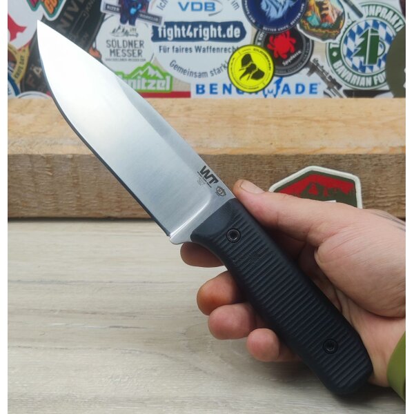 Work Tuff Gear Voyageur Outdoormesser K329 Black G10 Kydex