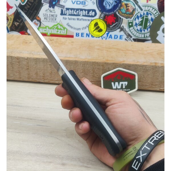 Work Tuff Gear Voyageur Outdoormesser K329 Black G10 Kydex