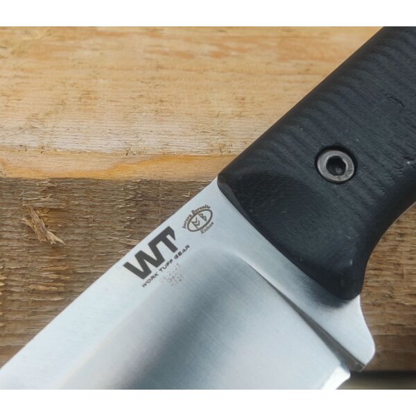 Work Tuff Gear Voyageur Outdoormesser K329 Black G10 Kydex