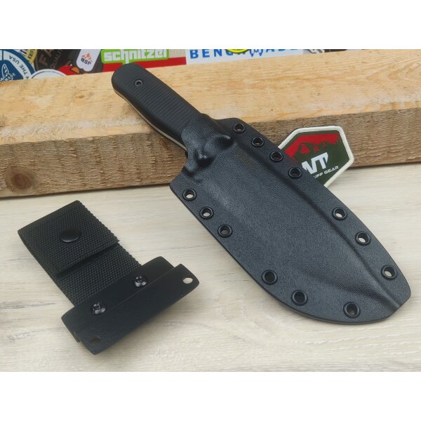 Work Tuff Gear Voyageur Outdoormesser K329 Black G10 Kydex