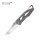 Sanrenmu Messer 7049LTX-PQ Tanto Taschenmesser 8Cr13 Stahl Kunststoffgriff Grau