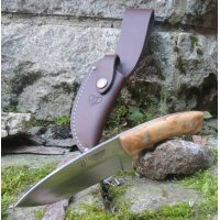 Cudeman Colibri MoVa Olivenholz Braun inkl. Lederscheide