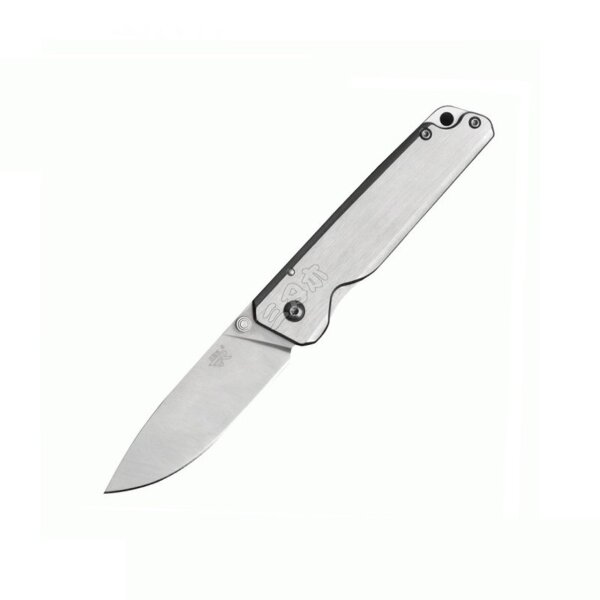 Sanrenmu Messer 7096LUC-SF Taschenmesser 12C27 Stahl 420 Edelstahlgriff Linerlock