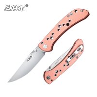 Sanrenmu 9165-AW Taschenmesser 12C27 Stahl Slipjoint...
