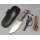 Joker Erizo TS2 EDC Knife Lederscheide Canvas Micarta Feuerstarter