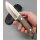 Joker Erizo TS2 EDC Knife Lederscheide Canvas Micarta Feuerstarter