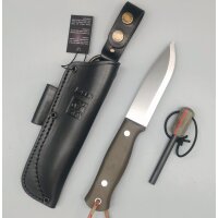 Joker Scandi Bushlord Sleipner Stahl Canvas Micarta...