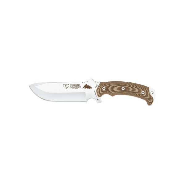 Cudeman Entresierras MoVa Micarta Braun inkl. Lederscheide