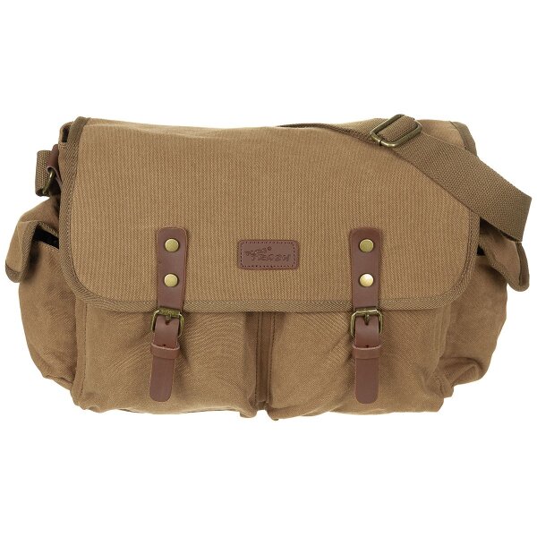 MFH Handtasche Canvas PT Braun