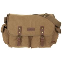 MFH Handtasche Canvas PT Braun