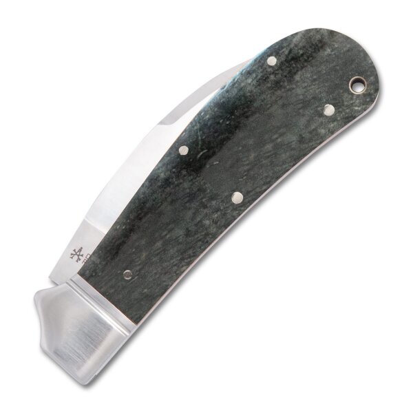 RoseCraft Blades Clinch River Swayback Smoky Gray Bone D2 Stahl